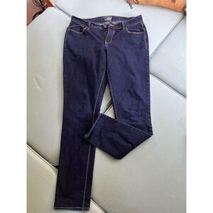 Old Navy Women's Skinny Jeans Size 6 Dark Wash Blue Denim